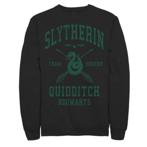 Mens Harry Potter Slytherin Team Seeker Text Sweatshirt
