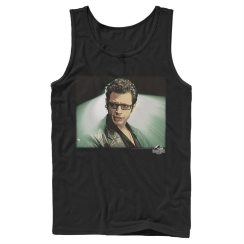 Licensed Character Mens Jurassic Park Ian Malcolm Vintage Tank Top