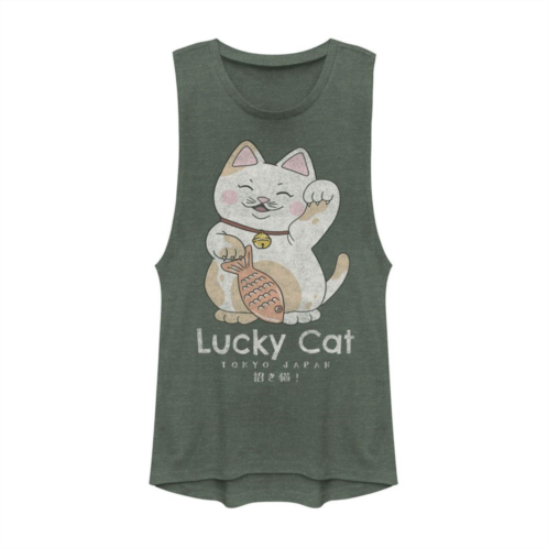 Unbranded Juniors Tokyo Lucky Cat Tank Top
