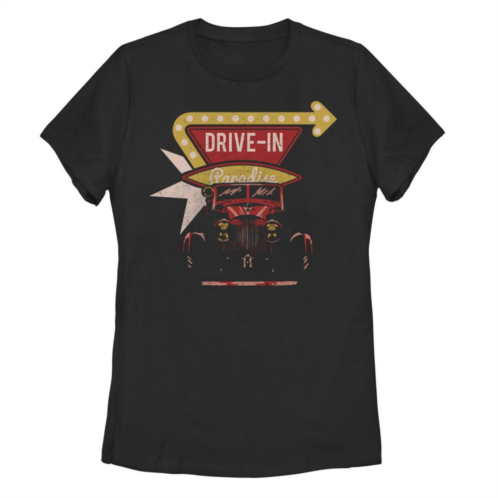 Unbranded Juniors Hot Rod Drive-In Tee