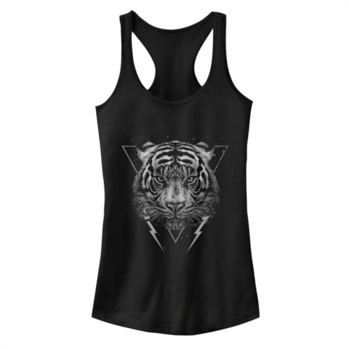 Unbranded Juniors Grunge Tiger Graphic Tank Top
