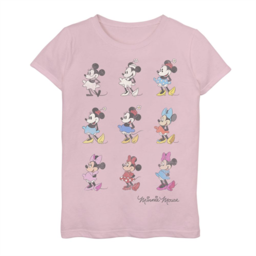 Licensed Character Girls 7-16 Disney Minnie Mouse Through The Years Tee