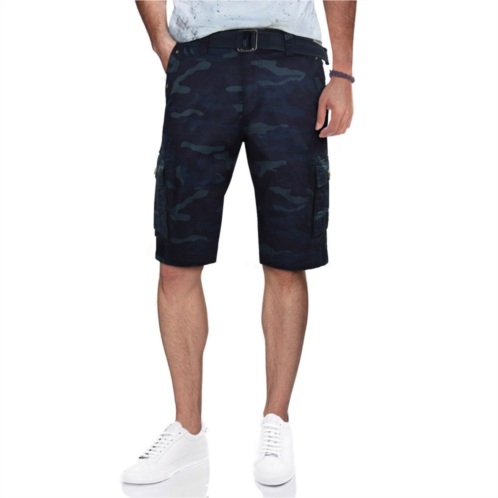 Mens RawX Regular-Fit Belted Cargo Shorts