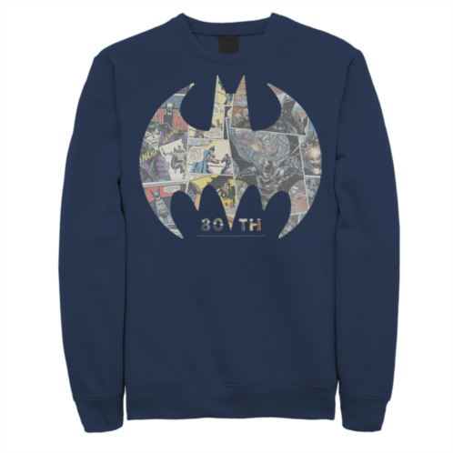 Mens DC Comics Batman Comic Cover Logo Sweatshirt