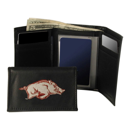Kohls University of Arkansas Razorbacks Trifold Leather Wallet