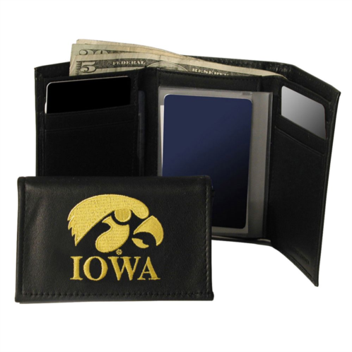 Kohls University of Iowa Hawkeyes Trifold Leather Wallet