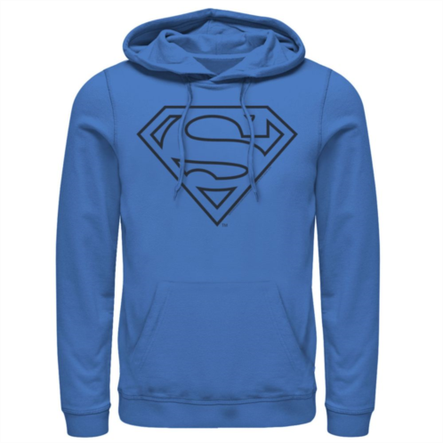 Mens DC Comics Superman Line Art Logo Hoodie