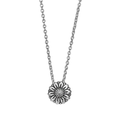 PRIMROSE Sterling Silver Flower Necklace