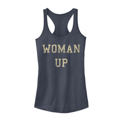 Unbranded Juniors Woman Up Text Tank Top