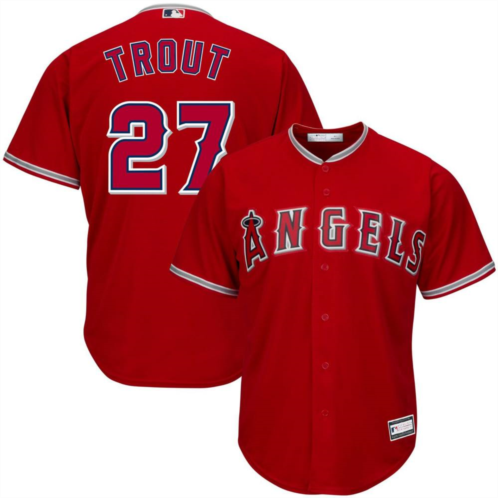 Profile Mens Mike Trout Red Los Angeles Angels Big & Tall Replica Player Jersey