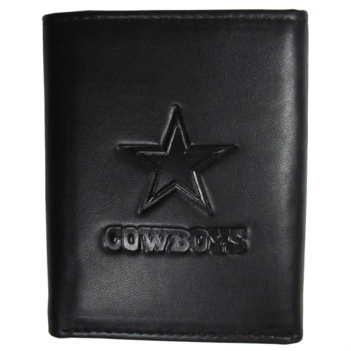 Unbranded Mens Dallas Cowboys Embossed Leather Tri-Fold Wallet