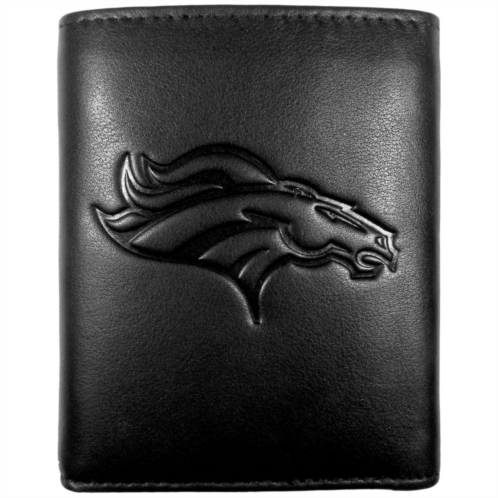 Unbranded Mens Denver Broncos Embossed Leather Tri-Fold Wallet