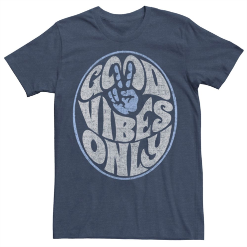 Licensed Character Mens Fifth Sun Good Vibes Only Text Tee