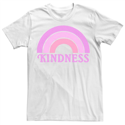 Licensed Character Mens Kindness Purple Pink Rainbow Tee