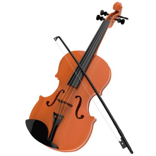 Hey! Play! Kids Toy Violin with 4 Adjustable Strings & Bow