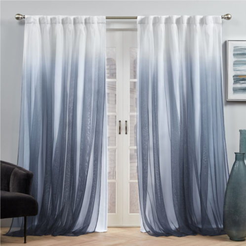 Exclusive Home 2-pack Crescendo Lined Blackout Window Curtains