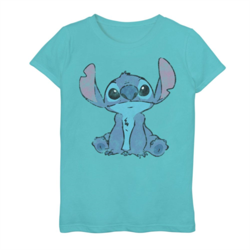 Disneys Lilo & Stitch Girls 7-16 Simple Distressed Stitch Graphic Tee