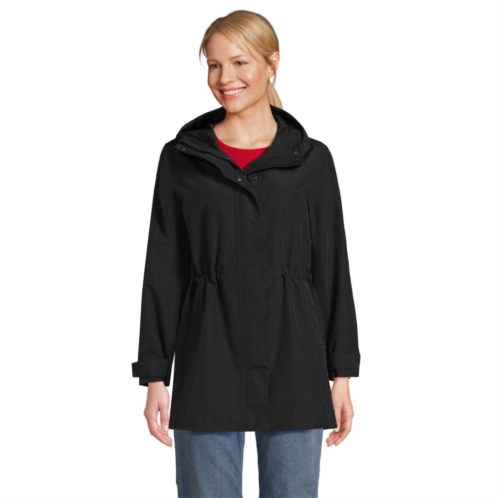 Womens Lands End Classic Squall Hooded Raincoat