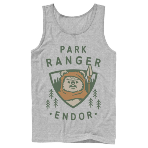 Mens Star Wars Ewok Park Ranger Endor Tank Top