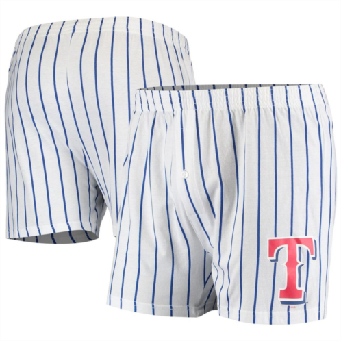 Unbranded Mens Concepts Sport White Texas Rangers Vigor Boxer Shorts