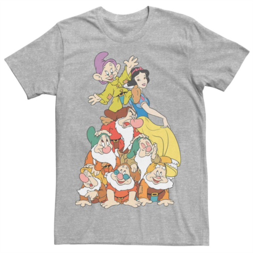 Mens Disney Snow White Seven Dwarf Stack Tee