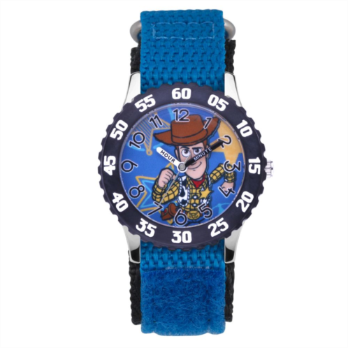 Licensed Character Disney / Pixar Toy Story 4 Woody Kids Black Time Teacher Watch