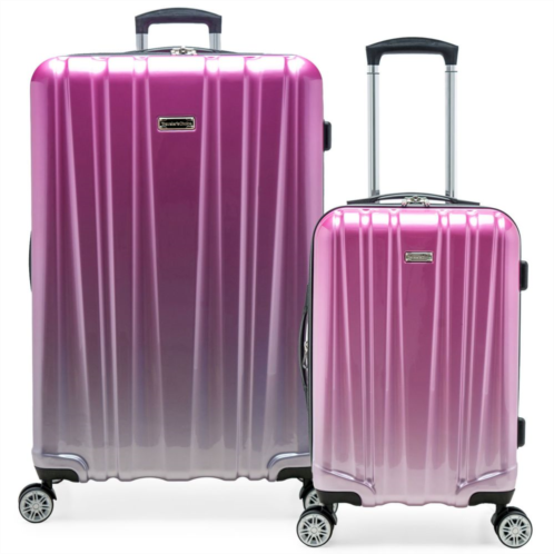 Travelers Choice Ruma II 2-piece Durable Hardside Spinner Luggage Set