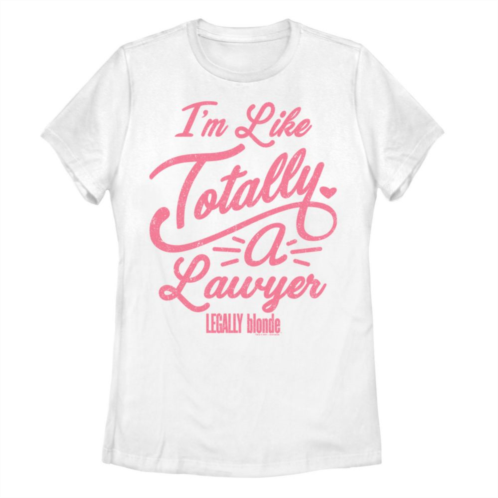 Licensed Character Juniors Legally Blonde Im Like Totally A Lawyer Graphic Tee