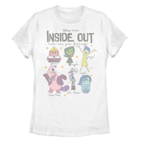 Licensed Character Disney / Pixar Inside Out Juniors How Are You Feeling Graphic Tee