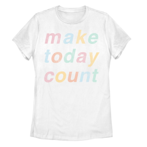 Unbranded Juniors Make Today Count Graphic Tee