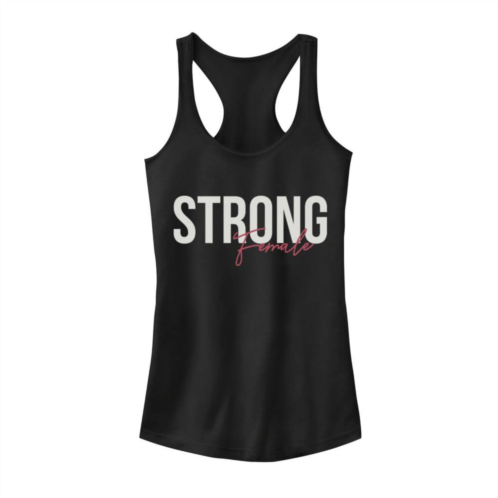 Unbranded Juniors Strong Female Bold Tank Top