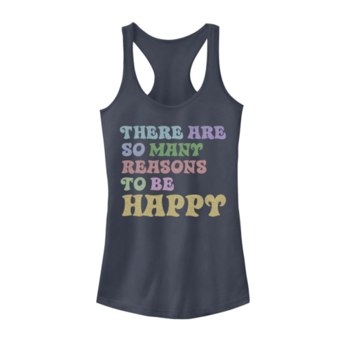 Unbranded Juniors There Are So Many Reasons To Be Happy Tank Top
