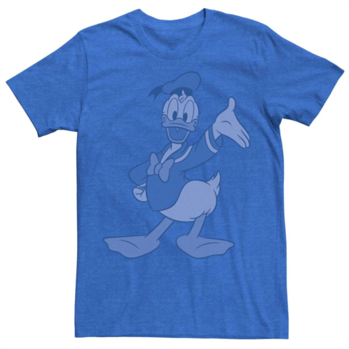 Mens Disney Donald Duck Blue Hue Stance Portrait Tee