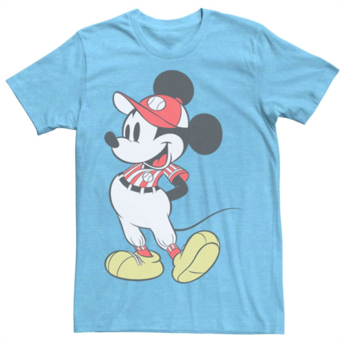 Mens Disney Mickey Mouse Baseball Outfit Tee