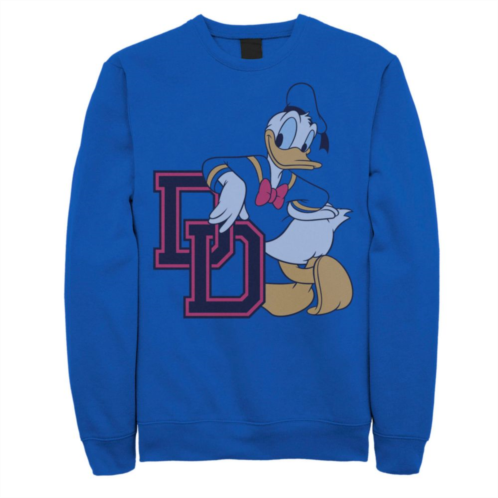 Mens Disney Mickey & Friends Donald Duck Varsity Portrait Sweatshirt