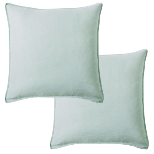 Levtex Home 2-pack Washed Linen Square Throw Pillow Cover