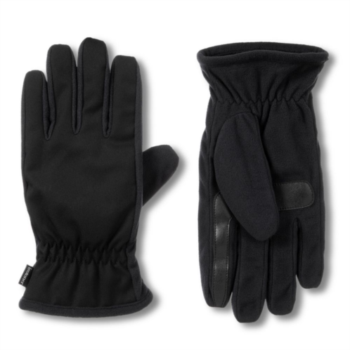 Mens isotoner Lined Water Repellent Stretch Gloves