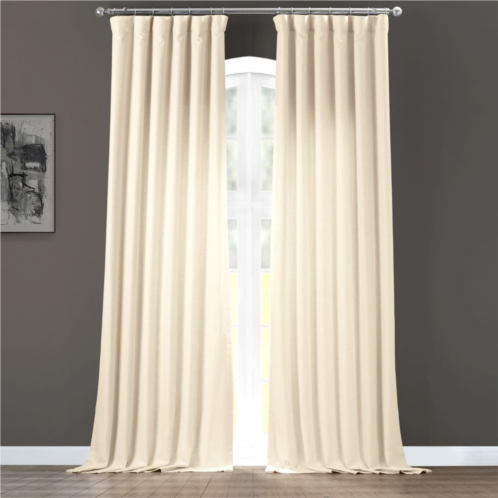 EFF 1-panel Faux Linen Window Curtain