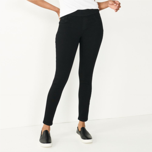 Womens Nine West Mid Rise Pull-On Jeggings