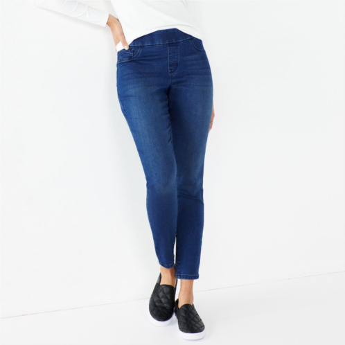 Womens Nine West Mid Rise Pull-On Jeggings