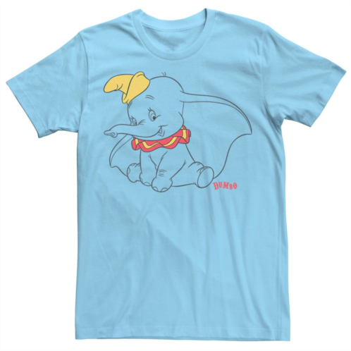Mens Disney Dumbo Outline Logo Tee