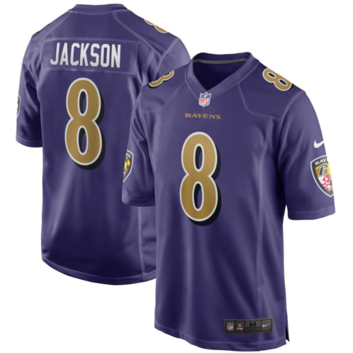 Nitro USA Mens Nike Lamar Jackson Purple Baltimore Ravens Alternate Game Jersey