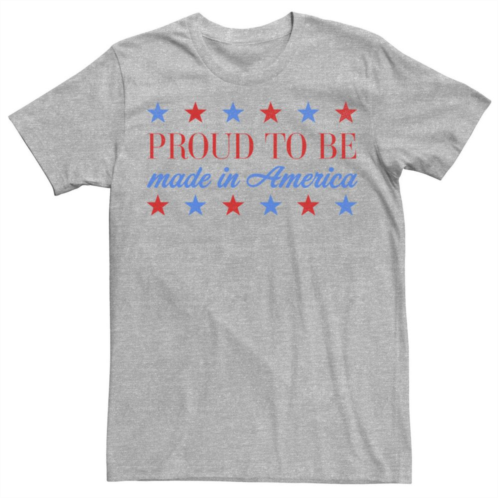 Licensed Character Mens Proud To Be Made In America Tee