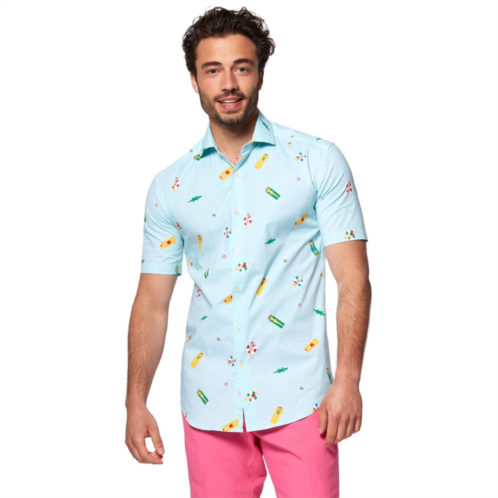 Mens OppoSuits Beach Button-Down Shirt