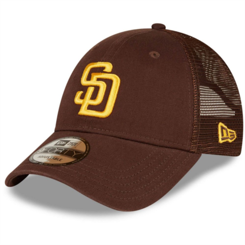 Mens New Era Brown San Diego Padres Trucker 9FORTY Snapback Hat