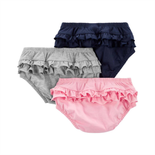 Baby Girl Carters 3-Pack Ruffle Diaper Covers