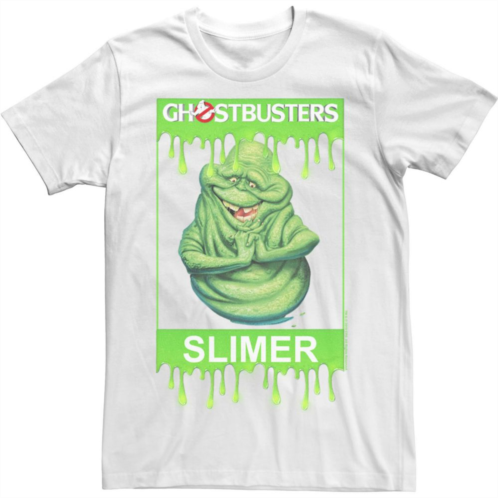 Licensed Character Mens Ghostbusters Frame Slimer Poster Tee