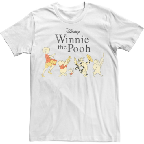 Licensed Character Mens Disney Winnie The Pooh Character Lineup Tee
