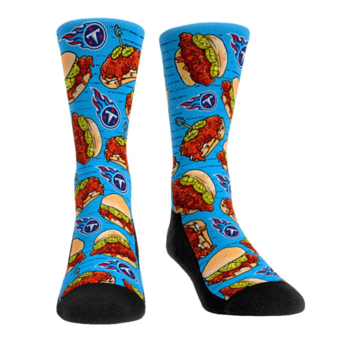 Unbranded Rock Em Socks Tennessee Titans Localized Food Crew Socks