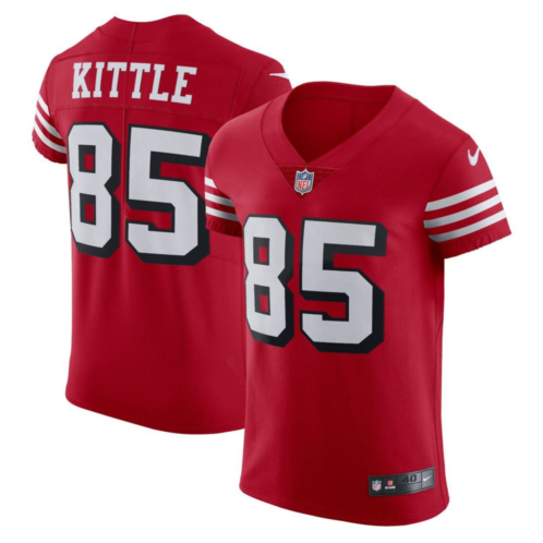 Mens Nike George Kittle Scarlet San Francisco 49ers Alternate Vapor Elite Jersey